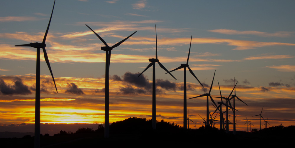 beautiful,panoramic,landscape,view,of,wind,turbines,on,a,windy